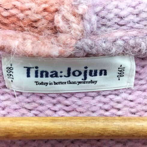 ティーナジョジュン TINA:JOJUN ミックスカラー ニットワンピース レディース JPN:M