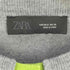 ザラ ZARA コントラストニットカーディガン レディース import:S