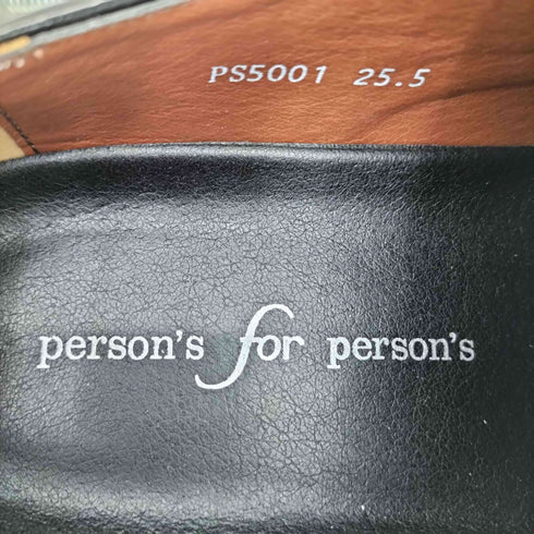 person's for person's ストレートチップ ビジネスシューズ 革靴 メンズ JPN:25.5