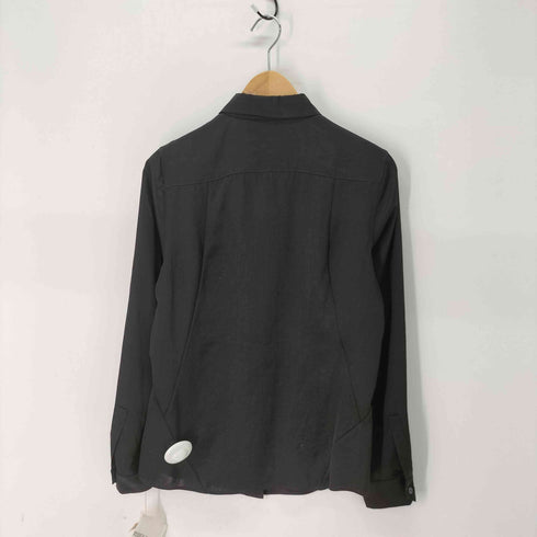 イッセイミヤケ ISSEY MIYAKE 90S 99ss 銀タグ ダーツ ウェーブ シャツ レディース JPN:2