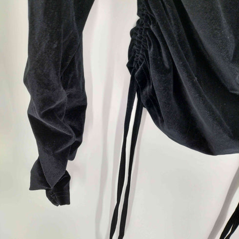 SENEE RIBBON VELOUR TOPS リボン ベロア トップス レディース FREE