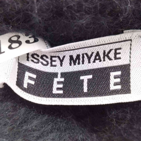 イッセイミヤケフェット ISSEY MIYAKE FETE 2WAY カシミヤ100% シャギー ニット カーディガン レディース JPN:2