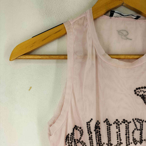 BLUMARINE イタリア製 ロゴ バタフライ タンクトップ レディース
