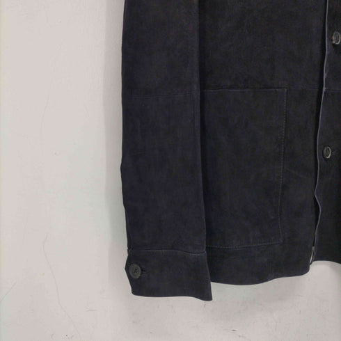 ザラ ZARA スエード レザーシャツジャケット メンズ import:M