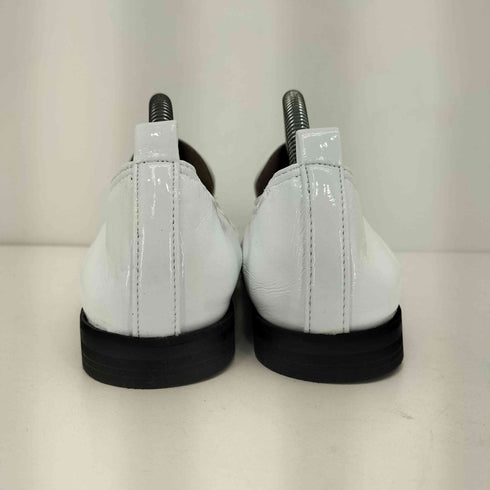 OURHOME さっと履けて脱げにくい、 エナメルスリッポン レディース 24