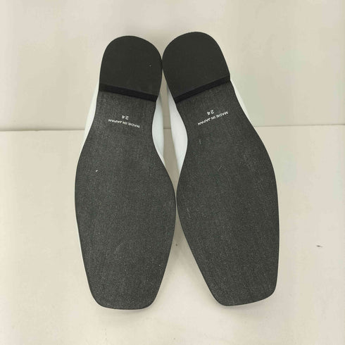 OURHOME さっと履けて脱げにくい、 エナメルスリッポン レディース 24