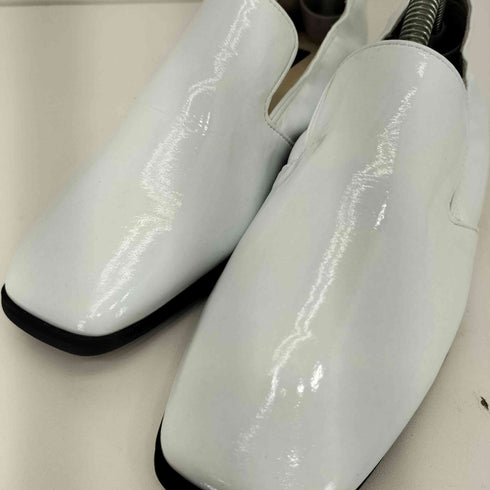 OURHOME さっと履けて脱げにくい、 エナメルスリッポン レディース 24