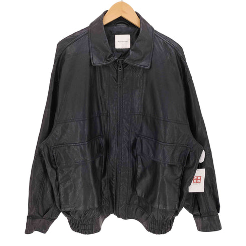 フリークスストア FREAKS STORE リラックスフィット フェイクレザー ジップアップ ブルゾン メンズ JPN:L