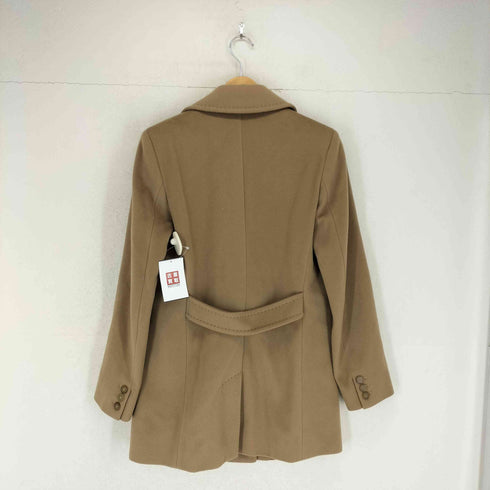 マックスマーラ MAX MARA MADE IN ITALY 銀タグ ウールハーフピーコート レディース 44