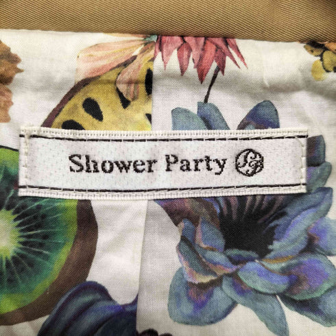 シャワーパーティ shower party 裏地総柄 モッズコート レディース JPN:1