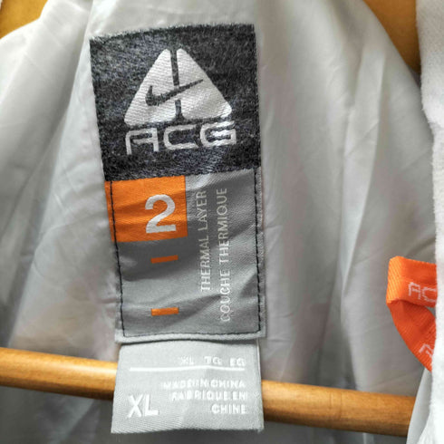 ナイキエーシージー NIKE ACG 00S THERMAL LAYER COUCHE THERMIQUE キルティング レイヤー ライナー付き カーブ スイッチング マウンテン パーカー ジャケット メンズ import:XL