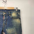 ディースクエアード DSQUARED2 00s ウォッシュド ペンキ ダメージデニム スキニー メンズ JPN:44