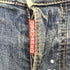 ディースクエアード DSQUARED2 00s ウォッシュド ペンキ ダメージデニム スキニー メンズ JPN:44