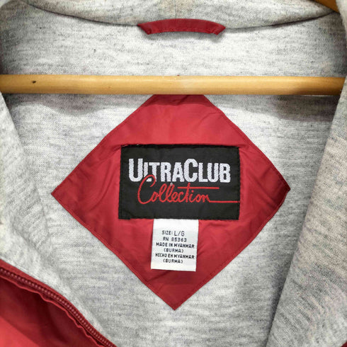 ULTRACLUB ナイロンフーデッドジップアップジャケット メンズ import:L