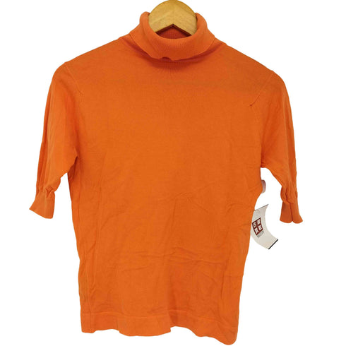 ジョンスメドレー JOHN SMEDLEY タートルネック半袖ニット ハイゲージ レディース JPN:S