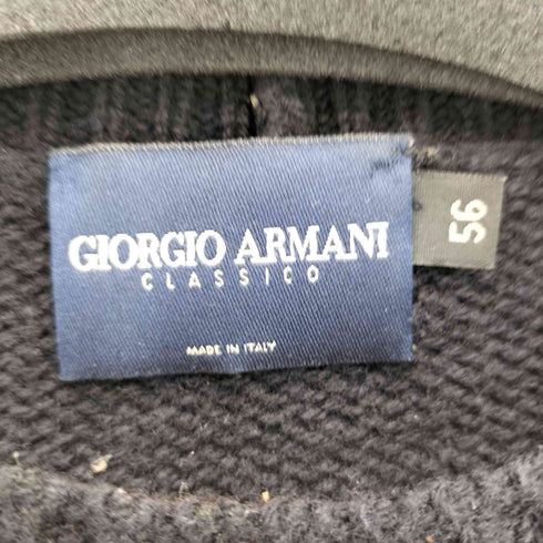ジョルジオアルマーニ Giorgio Armani イタリア製 クルーネック ニットセーター メンズ 56