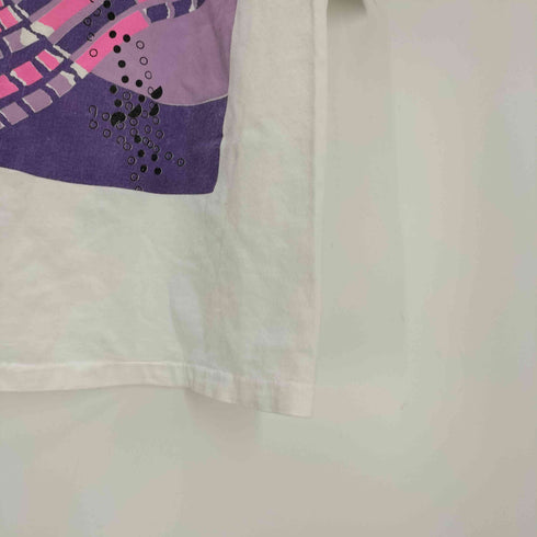 90S ボディ 絵画 グラフィック スクリーンプリント S/S Tシャツ シングルステッチ メンズ