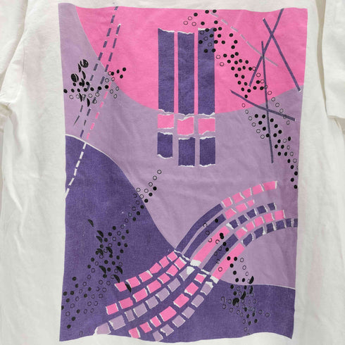 90S ボディ 絵画 グラフィック スクリーンプリント S/S Tシャツ シングルステッチ メンズ