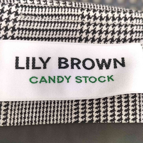 リリーブラウン Lily Brown L.B CANDY STOCK ビジュー釦オフショルミディドレス レディース JPN:1