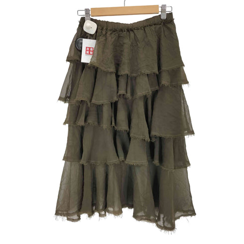 ローブドシャンブルコムデギャルソン robe de chambre COMME des GARCONS フリル ロングスカート レディース
