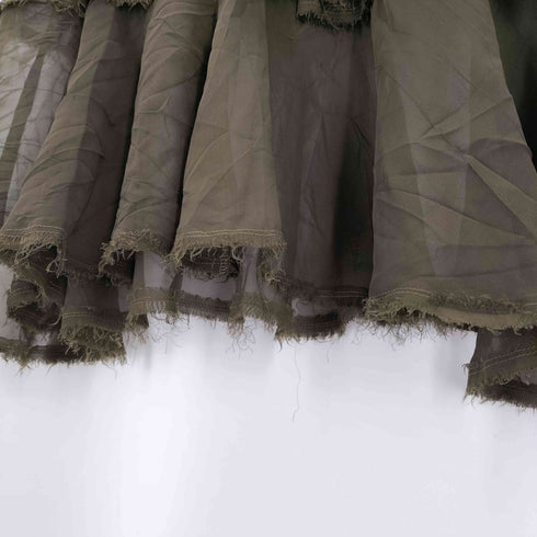ローブドシャンブルコムデギャルソン robe de chambre COMME des GARCONS フリル ロングスカート レディース