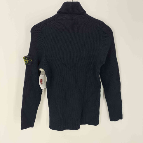 ストーンアイランド STONE ISLAND 20AW ロゴ ワッペン 付き タートルネック ウール ニット セーター メンズ import:L