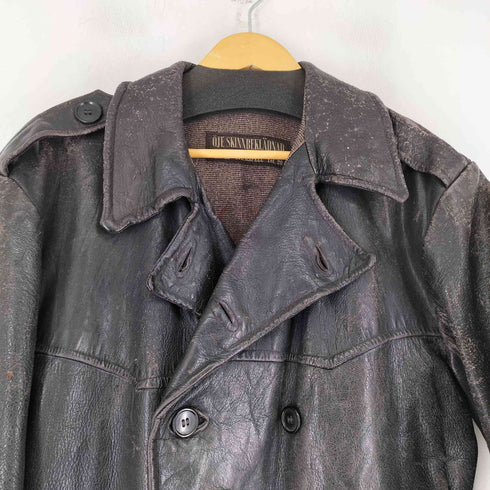 OJE SKINNBEKLADNAD 40S ダブルブレストレザージャケット メンズ