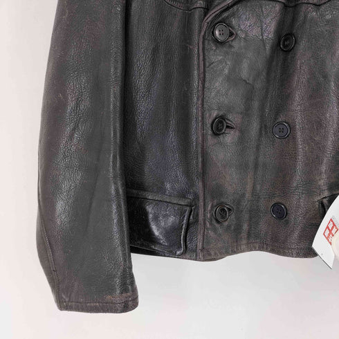 OJE SKINNBEKLADNAD 40S ダブルブレストレザージャケット メンズ