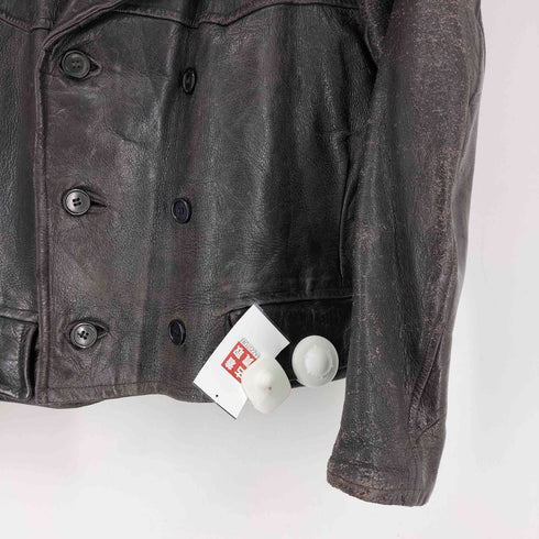 OJE SKINNBEKLADNAD 40S ダブルブレストレザージャケット メンズ