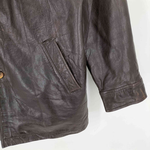 ギャップ Gap 00s OLD 本革 レザーハーフコート メンズ JPN:M
