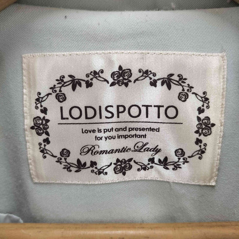 ロジスポット LODISPOTTO 花柄 フリル付きトレンチコート レディース JPN:M