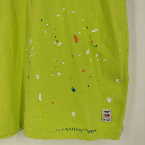BOB ペイント加工 半袖ポロシャツ メンズ L