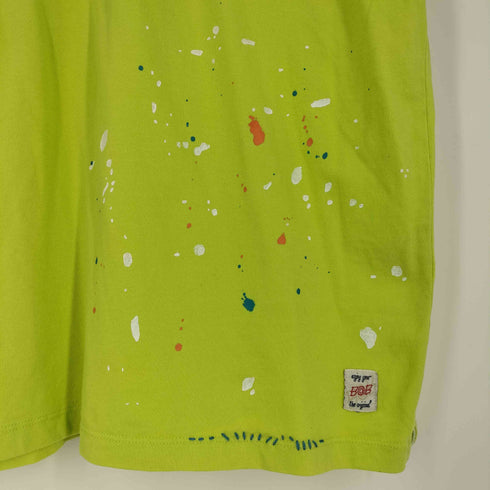 BOB ペイント加工 半袖ポロシャツ メンズ L