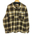 バックナンバー BACK NUMBER オープンカラー襟 オンブレーチェック長袖ネルシャツ メンズ JPN:XL