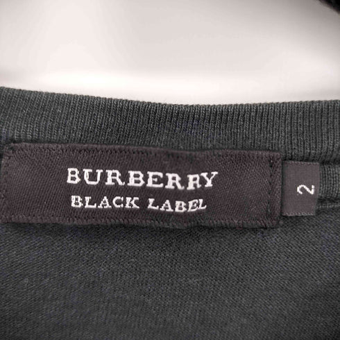 バーバリーブラックレーベル BURBERRY BLACK LABEL クルーネック 半袖Tシャツ カットソー メンズ 2