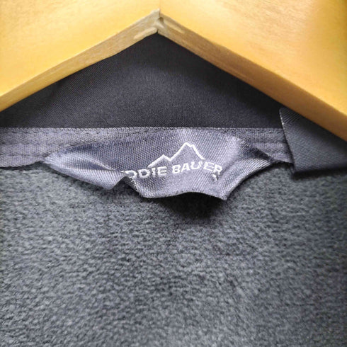 エディーバウアー Eddie Bauer 裏地チェック 刺繍ジップアップジャケット メンズ import:L