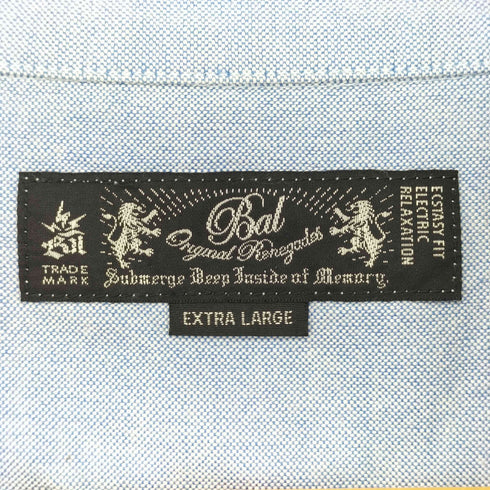 バル BAL 七分袖 ボタンダウンシャツ メンズ JPN:XL