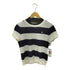 バーバリーブルーレーベル BURBERRY BLUE LABEL ボーダー クルーネック 半袖Tシャツ カットソー レディース 38