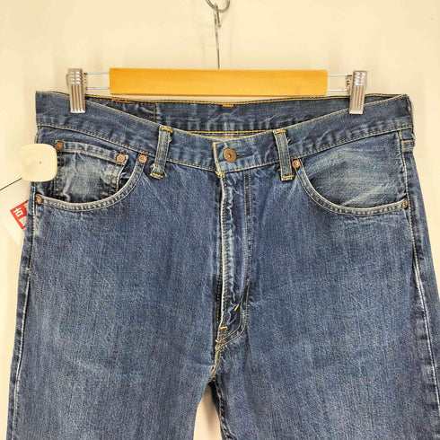 リーバイス Levis 00S 503 先染め 牛革パッチ 5ポケット ジップフライ ブラック デニム パンツ メンズ US:34-35