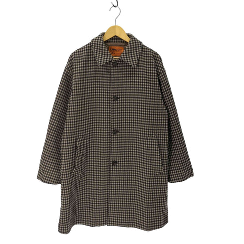 ジャーナルスタンダードレリューム JOURNAL STANDARD relume LANA WOOL/SUPER 140S ステンカラー ウール コート チェック メンズ JPN:XL