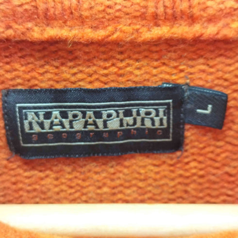 ナパピリ NAPAPIJRI ハーフジップ ウール ニット メンズ import:L
