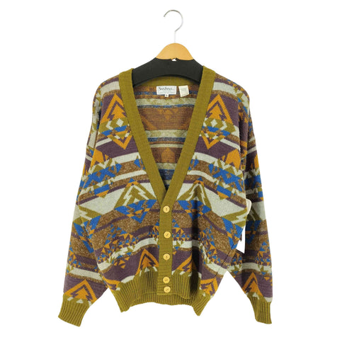 SANTANA 90S アクリルレーヨン カーディガン メンズ import:M