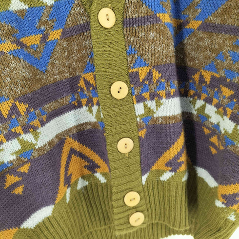 SANTANA 90S アクリルレーヨン カーディガン メンズ import:M