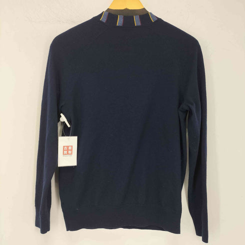 ブルックスブラザーズレッドフリース BROOKS BROTHERS REDFLEECE パイピングボーダー ウールVネックニット メンズ JPN:S