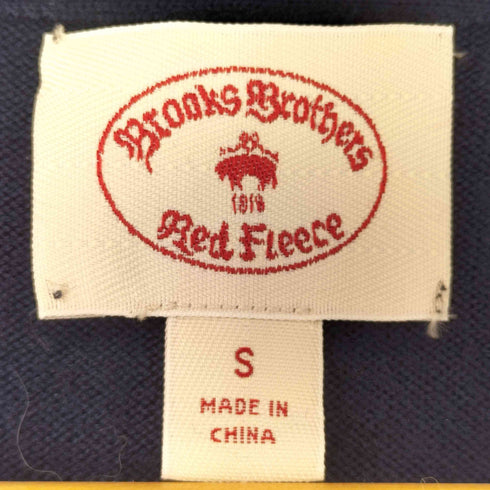 ブルックスブラザーズレッドフリース BROOKS BROTHERS REDFLEECE パイピングボーダー ウールVネックニット メンズ JPN:S