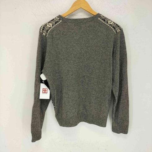 ブルックスブラザーズ BROOKS BROTHERS キャメルヘア ネイティブ柄 Vネックニット メンズ JPN:S