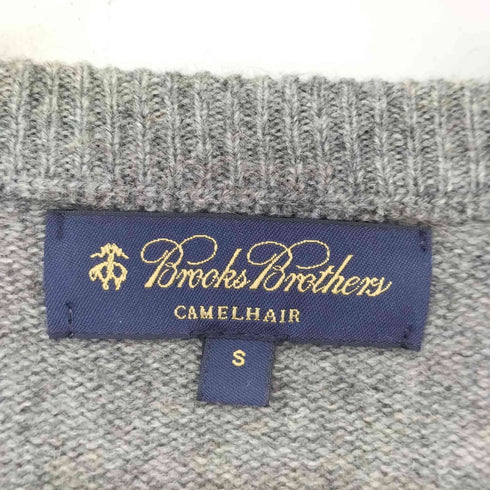 ブルックスブラザーズ BROOKS BROTHERS キャメルヘア ネイティブ柄 Vネックニット メンズ JPN:S