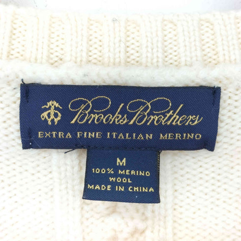 ブルックスブラザーズ BROOKS BROTHERS エクストラファインメリノウール ノルディック柄 クルーネックニット レディース JPN:M