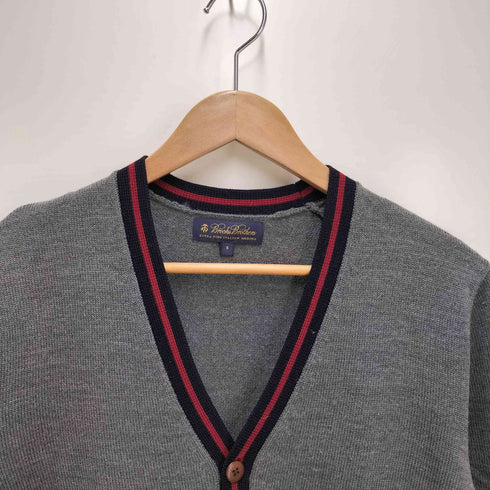 ブルックスブラザーズ BROOKS BROTHERS パイピングライン ウールVネックカーディガン メンズ JPN:S