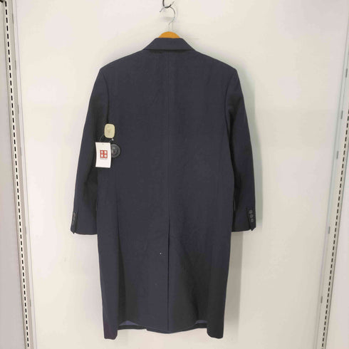 ダーバン DURBAN タスマニア ウール ダブルブレスト チェスターコート ピークトラベル 肩パッド メンズ